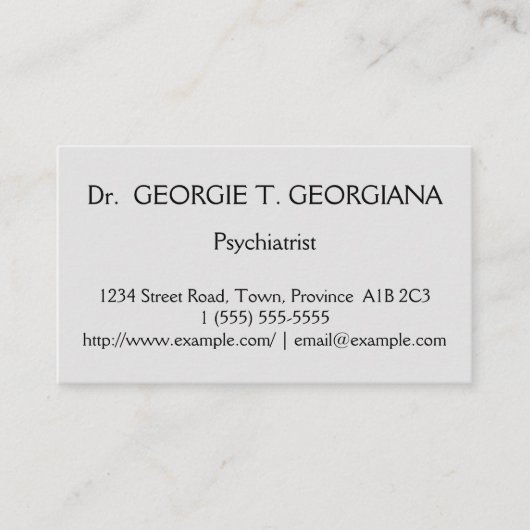 Visitekaartje van het schoonmaakmiddel (Voorkant)