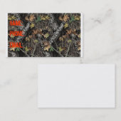 Visitekaartje van Hunting Camo (Voorkant / Achterkant)