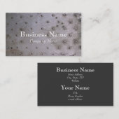 Visitekaartje van industrieel staalplaat (Voorkant / Achterkant)