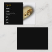 Visitekaartje van juwelen (Voorkant / Achterkant)