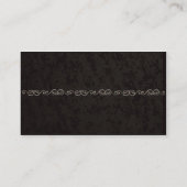 Visitekaartje van juwelenontwerper (Achterkant)