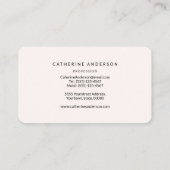 Visitekaartje van kalkoenen (Achterkant)