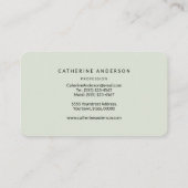 Visitekaartje van kalkoenen (Achterkant)