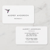 Visitekaartje van kalkoenen (Voorkant / Achterkant)