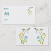 Visitekaartje van kalkoenen (Voorkant / Achterkant)