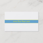 Visitekaartje van kano en kayak (Achterkant)