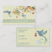 visitekaartje van  kolibrie (Voorkant / Achterkant)