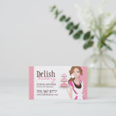 Visitekaartje van  kookbakkerij (Staand voorkant)