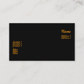 Visitekaartje van kranen (Achterkant)