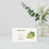 Visitekaartje van kruisbessen (Staand voorkant)