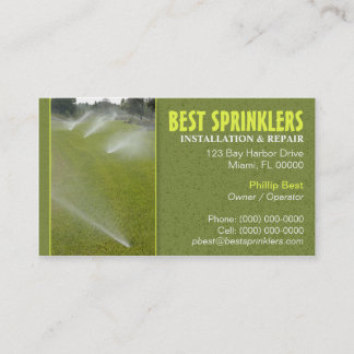 Visitekaartje van Lawn Sprinkler