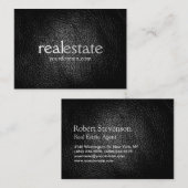 Visitekaartje van leder Chubby Real Estate Agent (Voorkant / Achterkant)