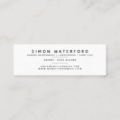 Visitekaartje van lentevloeren (Achterkant)