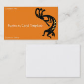 Visitekaartje van Logo Kokopelli in het zuidwesten (Voorkant / Achterkant)
