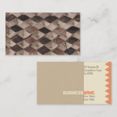 Visitekaartje van mandje (Voorkant / Achterkant)