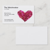 Visitekaartje van matchmaker (Voorkant / Achterkant)
