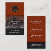 Visitekaartje van mechanische onderdelen (Voorkant / Achterkant)