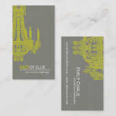 Visitekaartje van moderne luchters (Voorkant / Achterkant)