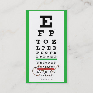 visitekaartje van optometrist
