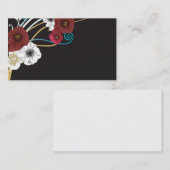 Visitekaartje van papaver (Voorkant / Achterkant)