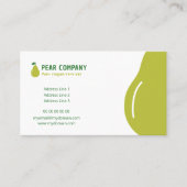 Visitekaartje van peren (Voorkant)