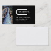 Visitekaartje van pijplassen (Voorkant / Achterkant)