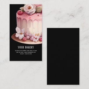 Visitekaartje van plum Cake