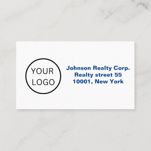 Visitekaartje van Real Estate Agent - We kopen hui (Achterkant)