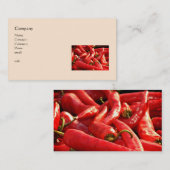 Visitekaartje van Red Hot Chili Peppers (Voorkant / Achterkant)