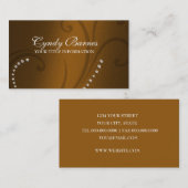 Visitekaartje van Rust Shimmer en Crystals (Voorkant / Achterkant)