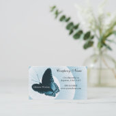 Visitekaartje van saffiervlinder (Staand voorkant)