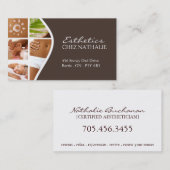 Visitekaartje van Salon en Spa (Voorkant / Achterkant)