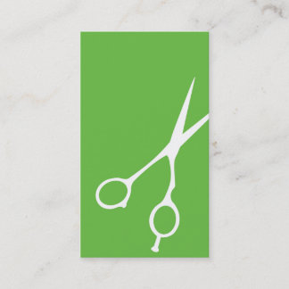 Visitekaartje van sars Barber/Cosmetoloog (groen)