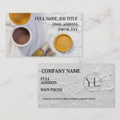 Visitekaartje van schilder (Voorkant / Achterkant)