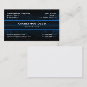 Visitekaartje van sizle - blauw (Voorkant / Achterkant)