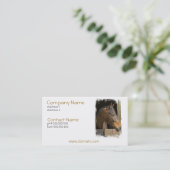 Visitekaartje van Thoroughbred Horses (Staand voorkant)