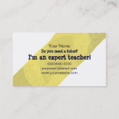 Visitekaartje van Tutor Ph.D Girl (Achterkant)