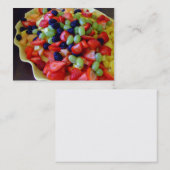 Visitekaartje van verse vruchten (Voorkant / Achterkant)