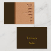 Visitekaartje van vertaaldienst (Voorkant / Achterkant)