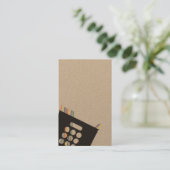 Visitekaartje van vinylplaat (Staand voorkant)