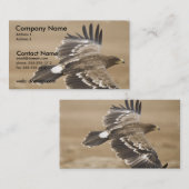 Visitekaartje van vliegende adelaars (Voorkant / Achterkant)