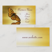 Visitekaartje van vlinder (Voorkant / Achterkant)