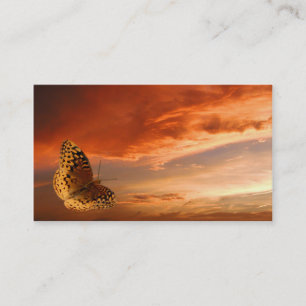 Visitekaartje van vlinder