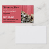 Visitekaartje van vuurhout (Voorkant / Achterkant)