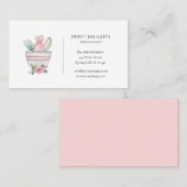 Visitekaartje van waterverf (Voorkant / Achterkant)