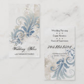 Visitekaartje van Wedding Planner Elegant Vintage (Voorkant / Achterkant)