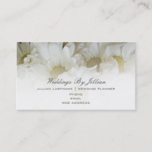 Visitekaartje van Wedding Planner - White Daisies
