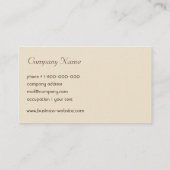 Visitekaartje van whisky (Achterkant)