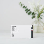 Visitekaartje van wijn (Staand voorkant)