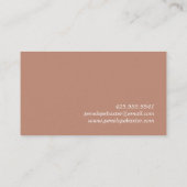 Visitekaartje van wilde bloemen (Achterkant)